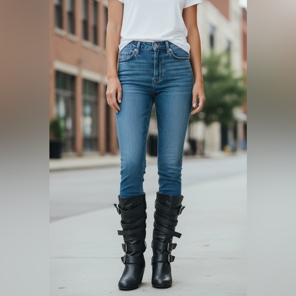 Blowfish Black Buckle Boots‎ - Picture 8 of 10